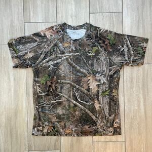 Cabelas XL Short-Sleeve Camo Performance Hunting Shirt Lightweight Stretch Tee